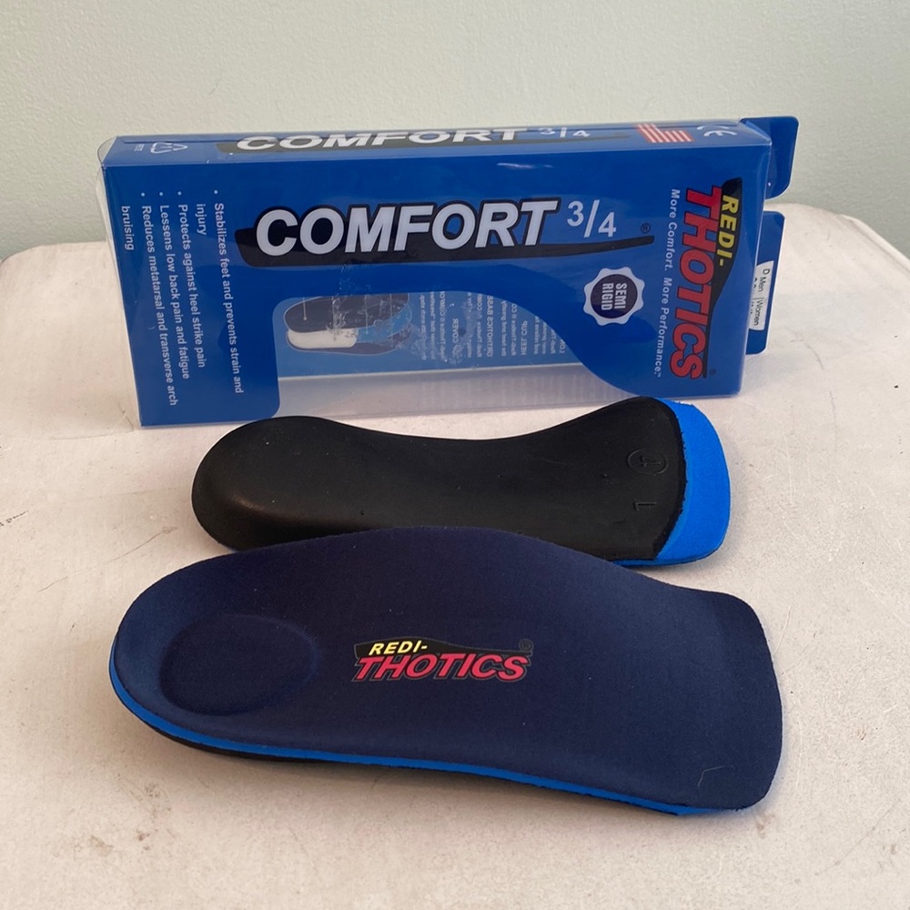 Comfort 3/4 Redi-Thotics Semi Rigid unisex insole